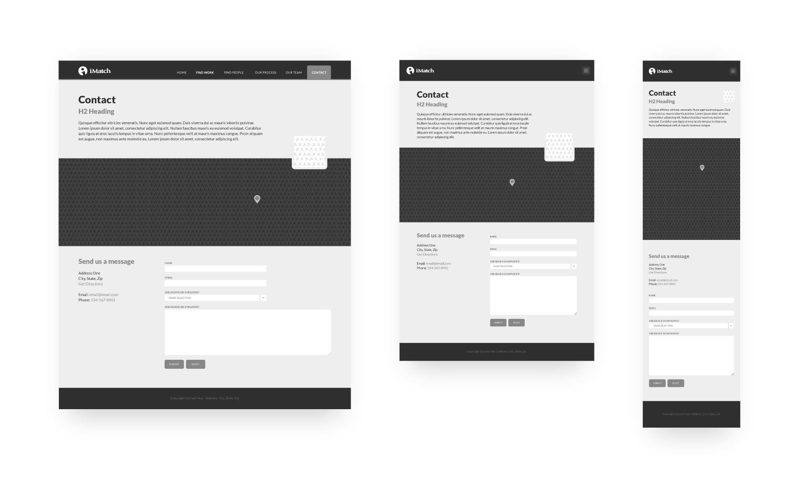 imatch contact wireframe